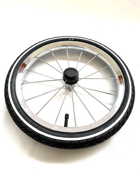 1x Rad, Luftrad 14 Zoll - Gesamtdurchmesser: ca. 35,5 cm, passend für alle Hesba Coupé, Corrado, Concepto, Starlight, Classic A - Abb. ähnlich, siehe Text