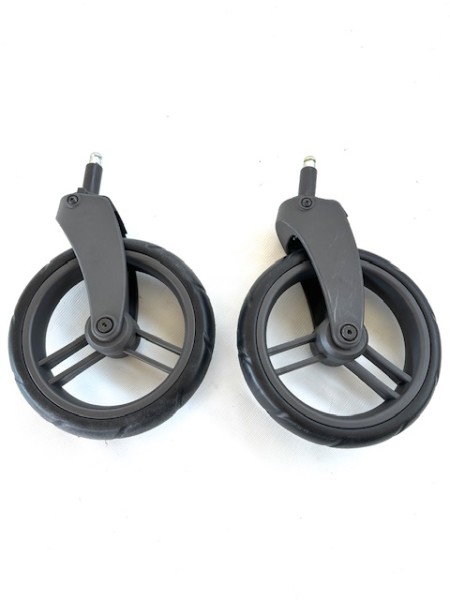 1x Rad - Set = 2x EVA Rad, Vorderrad für ABC Merano 4, Catania 4, Boa 4, BMAX 4 - grau