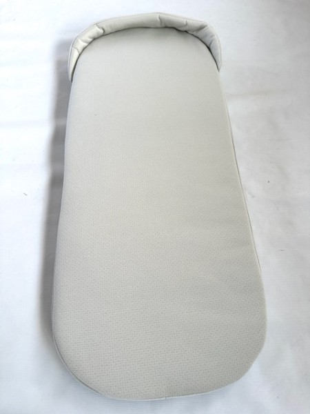 1x Original ABC Matratze CozyCloud mit Kopfschutz ca. 75 x 33 cm für alle Salsa, Viper, Zoom, Samba, Condor Tragewanne, Liegewanne, Kinderwagenaufsatz - Fb. silver birch