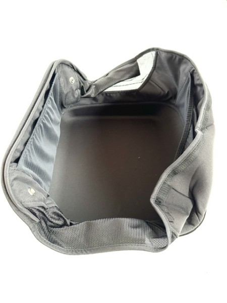 1x Silver Cross Wave Einkaufskorb, Einkaufsnetz, Netz, Korb, Netzkorb - Farbe: schwarz