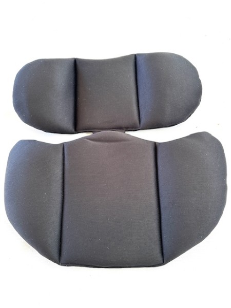 Für ABC Autositz, Babyschale Tulip 2025: Sitzverkleinerer - Kopf und Mittelteil teilbar, mit herausnehmbaren Seitenpolstern - schwarz