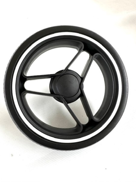1x Rad, Hinterrad für ABC Ping 2 Trekking, Ping 3 Trekking 2024 bis 2025 (Gesamtdurchmesser: 19,0 cm - siehe Text)