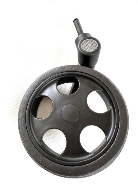 1x separates Vorderrad, in Fahrtrichtung rechts, für Britax Go Next mit 1,2 cm Achsverbindung