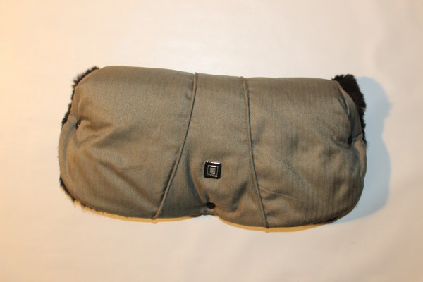 Zum Aktionspreis: 1x Moon Handwärmer, Handmuff für Griff, Schiebergriff vom Kinderwagen - Neu ! - hellgrün