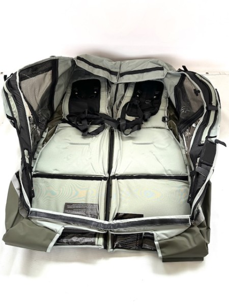 Neu! ABC Sitzeinhang, Einhang für Fahrradanhänger Trailer Tour 2024 und 2025 - Farbe: olive - Andere Farbe oder anderen Artikel bestellen? Siehe Text!