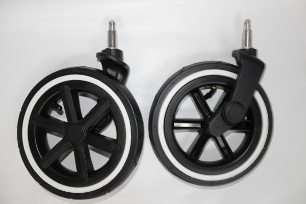 Passt nicht für Salsa und Vicon!! 1x Set ABC Rad, Räder, Vorderrad, Vorderräder, Luftrad, Lufträder für Vicon 4 Air - schwarz white wall