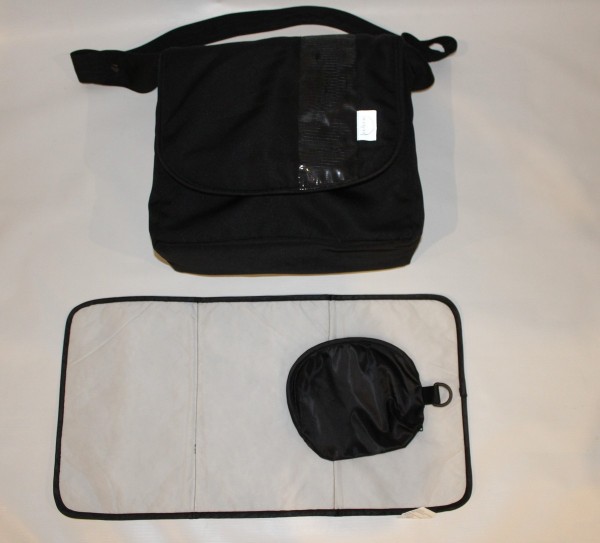 Vorführmodell mit kl. Fehler: 1x Teutonia Tasche, Wickeltasche, Pflegetasche - Farbe: 5110 schwarz