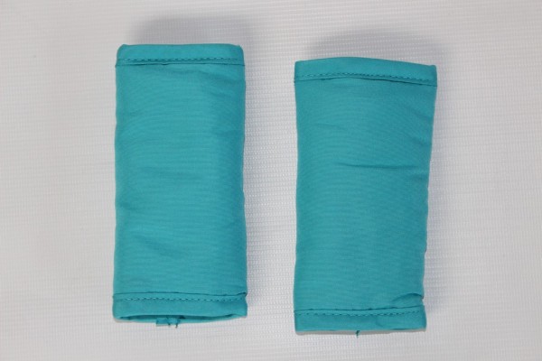 Set Gurtpolster, Schulterpolster für Hartan Sicherheitsgurt, Herausfallschutz, Gurt-Set, Schultergurte - blau, ocean