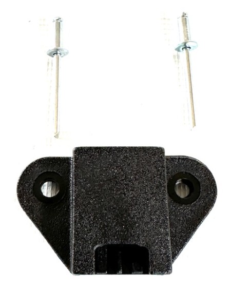 1x Hesba Aufnahme für Stecker, Steckteil, Steckverbindung, Halterung vom Sicherheitsbügel, Herausfallschutz, Schutzbügel, Spielbügel