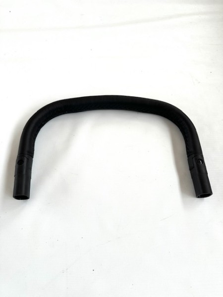 1x Moon Style Schutzbügel, Herausfallschutz, Frontbügel, Haltebügel für Sportwagenaufsatz - Kunstleder schwarz, black - Passt nicht für andere Kinderwagen !!!