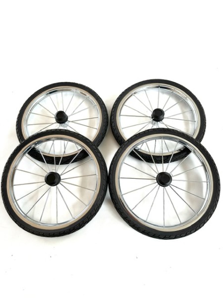 Neu! Set (= 4 Stück) Hesba Rad, Räder, schlauchloses Luftkammerrad - 300 SL - Gesamtdurchmesser: ca. 34,5 cm, für Condor Coupé, Corrado, Concepto, Starlight, Classic A - Siehe Text