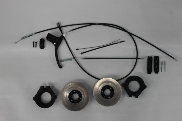 1x Hartan Racer GTS, Racer GTX Nachrüstset, Nachrüstsatz für den Umbau zum Kinderwagen mit Handbremse - Abbildung ähnlich