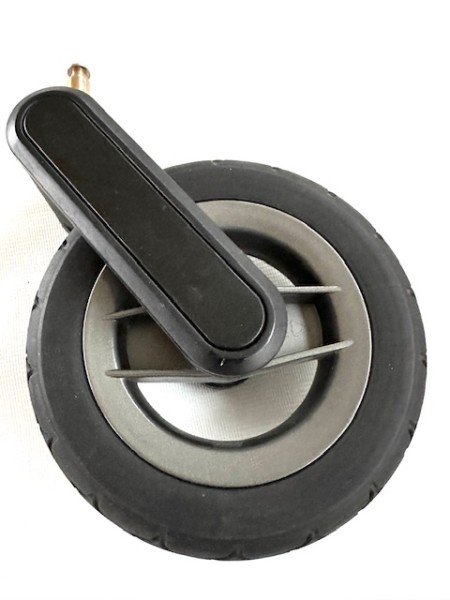 Neu! 1x Vorderrad für Silver Cross Surf - Gesamtdurchmesser ca. 16,0 cm - Farbe: schwarz/grau