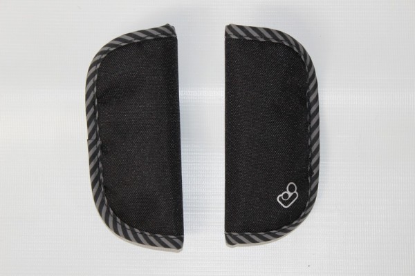 Gurtpolster - Set für Maxi-Cosi Citi Gurte, Sicherheitsgurte vom Autokindersitz, Babyschale - Farbe: black raven, schwarz