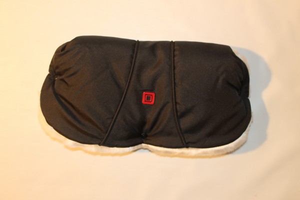 Zum Aktionspreis: 1x Moon Handwärmer, Handmuff für Griff, Schiebergriff vom Kinderwagen - Neu ! - schwarz