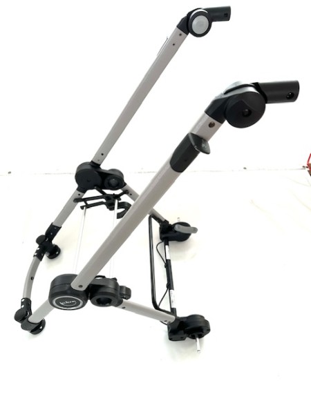 Neu! 1x Teutonia Bliss Gestell, Untergestell, Rahmen inkl. Achs- und Bremseinheit, ohne Schiebergriff, ohne Netzkorb - grau