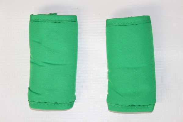 Set Gurtpolster, Schulterpolster für Hartan Sicherheitsgurt, Herausfallschutz, Gurt-Set, Schultergurte - grün