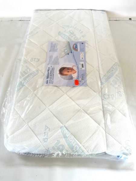 1x Alvi Klima Max Matratze, Wiegenmatratze für Beistellbett, Babybett - klappbar - 40 (50) x 90 cm