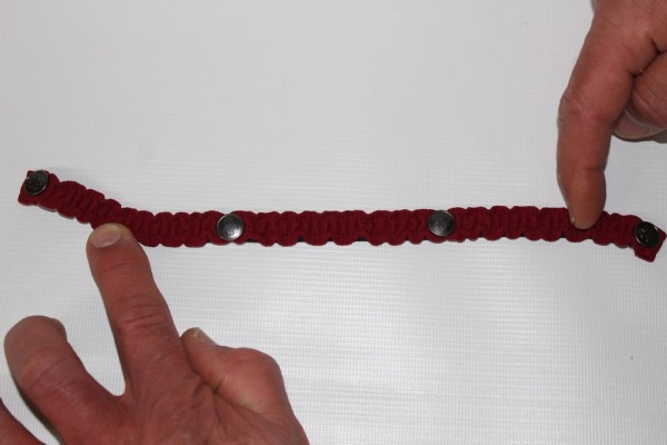 Kiddy Spielband, Halterband, Gummiband für Spielzeug für Fangkörper - rot, gekräuselt