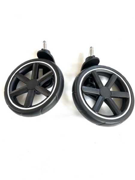 Set Räder, 2 x Rad, Vorderrad, Vorderräder - schlauchlos ! - Passend nur für ABC Vicon 4 und Timbo 4!! Siehe Text!