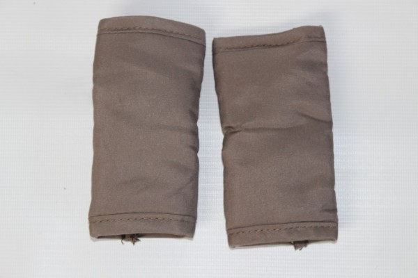 Set Gurtpolster, Schulterpolster für Hartan Sicherheitsgurt, Herausfallschutz, Gurt-Set, Schultergurte - braun