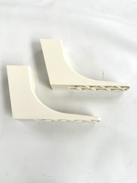 1x Set = 2 Stück Bodengleiter für ABC Hochstuhl, Treppenhochstuhl Yippy - white, weiß - Artikel bestellen? Siehe Text!