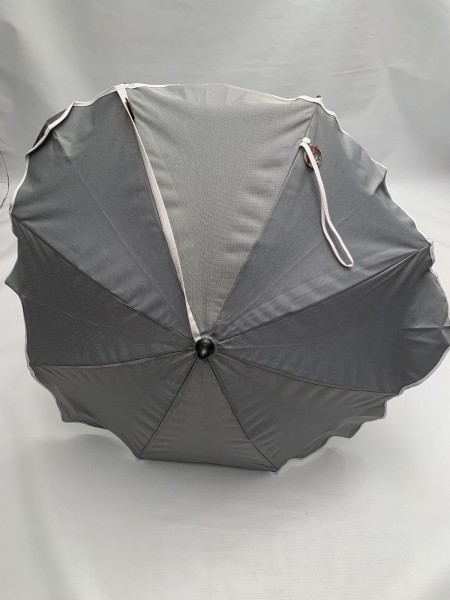 1x Hartan Sonnenschirm, Schirm inkl. Halterung - grau - Farbe: 400