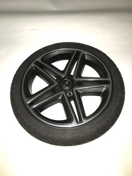 1x Hartan Rad, Hinterrad, Trigon Felge für Viva GTR, Yes GTX, Yes GTS, VIP GTX, VIP GTS, Topline 2.0 u. 4.0 ohne Handbremse, Gesamtdurchmesser: ca. 26,5 cm