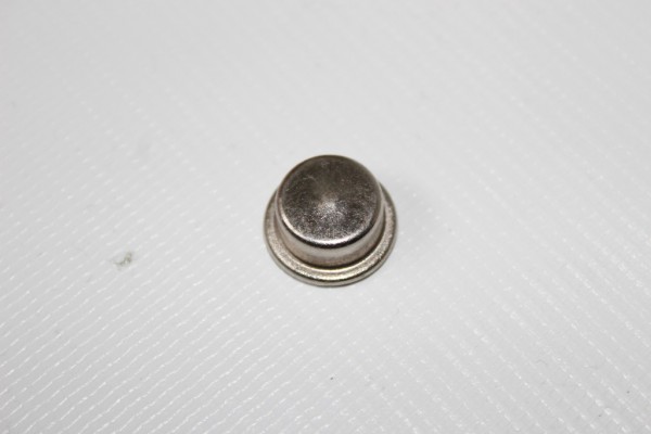 1x Hutkappe, Befestigung für Rad, Räder, Metallkappe, Halterung, Fixierung für Achse, Achsstab vom Vorderrad auf 8 mm Achse