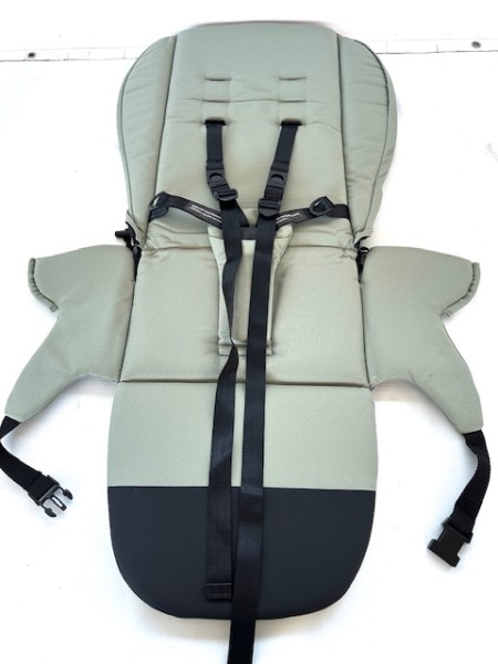 Verwechslungsgefahr! 1 x ABC Sitzbezug, Sitzeinhang - passt nur für Sportwagenaufsatz Salsa 4/ Air und Salsa 5 Air 2023 und 2024 - Fb. pine - Andere Farbe? Siehe Text!