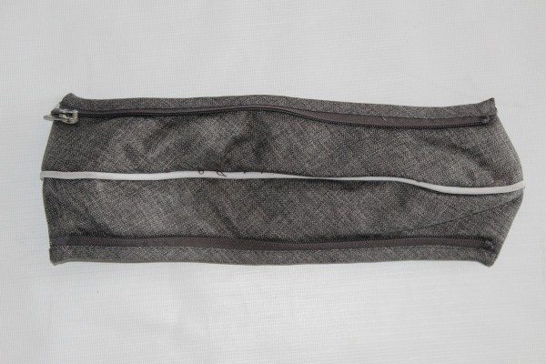 1 x Moon Kiss, Flic, Flac Schutzbügelbezug, Bezug für Herausfallschutz - Kunstleder - grau melange 970