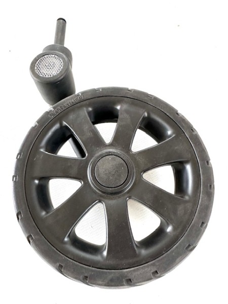1x separates Vorderrad mit Profil, in Fahrtrichtung links, für Britax Go Next mit 1,2 cm Achsverbindung
