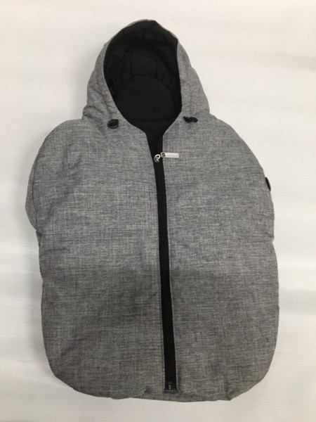 Neu! 1x Original ABC Fußsack für Babyschale, Autositz Tulip, Risus, Hazel- graphite grey
