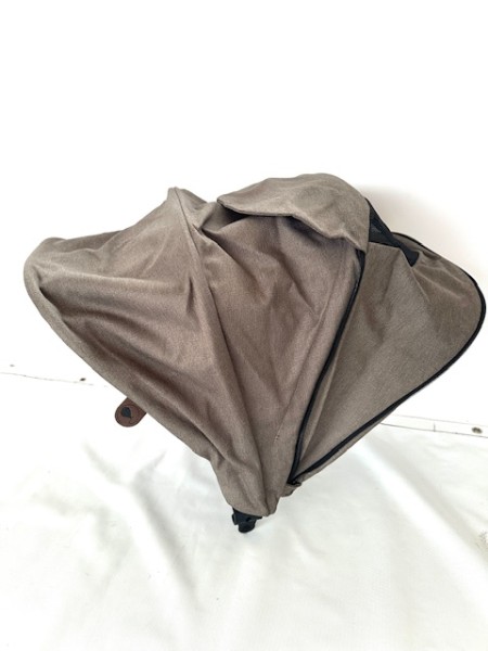 ABC - Samba Verdeck, komplett, inkl. Verdeckstangen und Gelenke für Sportsitz, Sportwagenaufsatz - 2021, 2022, 2023 - Farbe: nature - Andere Farbe? Siehe Text!