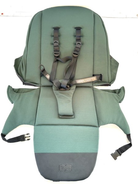 Verwechslungsgefahr! 1 x ABC Sitzbezug, Sitzeinhang - passt nur für Sportwagenaufsatz Salsa 4 Air 2023 und 2024 - Fb. basil - Andere Farbe? Siehe Text!