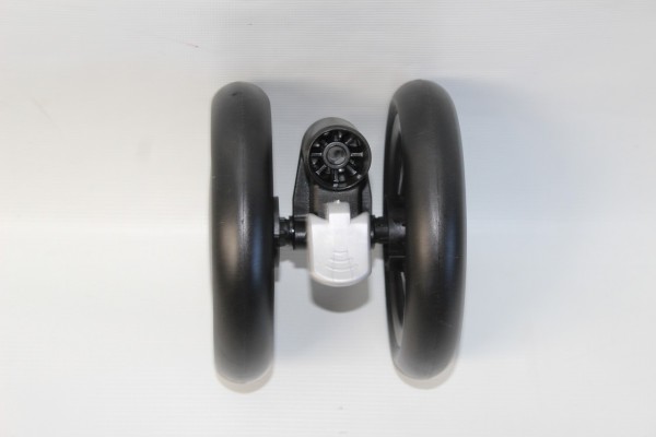 1 x Peg-Perego Rad, Vorderrad, Vorderradblock für Aria Shopper Twin - schwarz