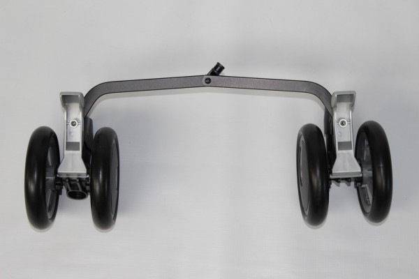 Peg-Perego Pliko Mini Set Räder = 2x Rad, Hinterradblöcke - silber