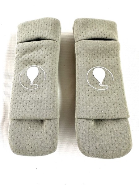 1x Set (= 2 Stück) Polster, Schulterpolster für Bicycle Trailer Tour 2024, 2025 - Farbe: olive - Andere Farbe? Siehe Text!