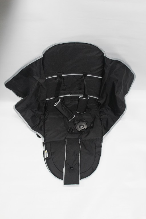 1 x Hauck Viper T13 und Viper SLX - kompletter Bezug, Sitzeinhang,  Sitzbezug inkl. Versteller für Rückenlehne, Liegeverstellung - schwarz -  Passt